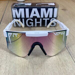 Pit Viper White and Pink Glasses Sporty Accessories